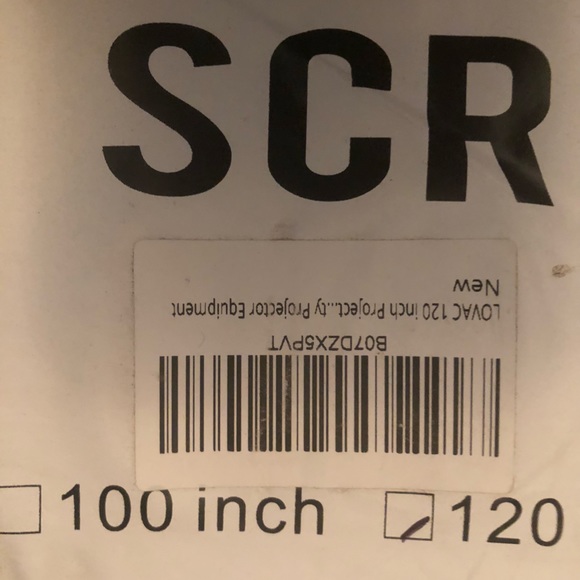 DBPower Led Projector unit and screen. - Picture 4 of 4